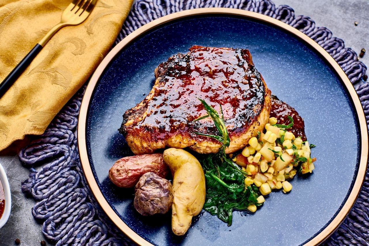 Pork Chop Fig Glazed (1)