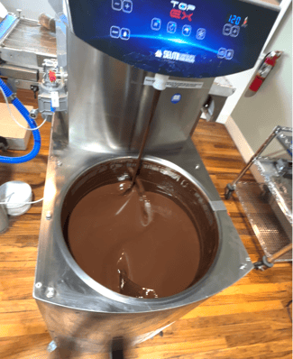 chocolate holding tank